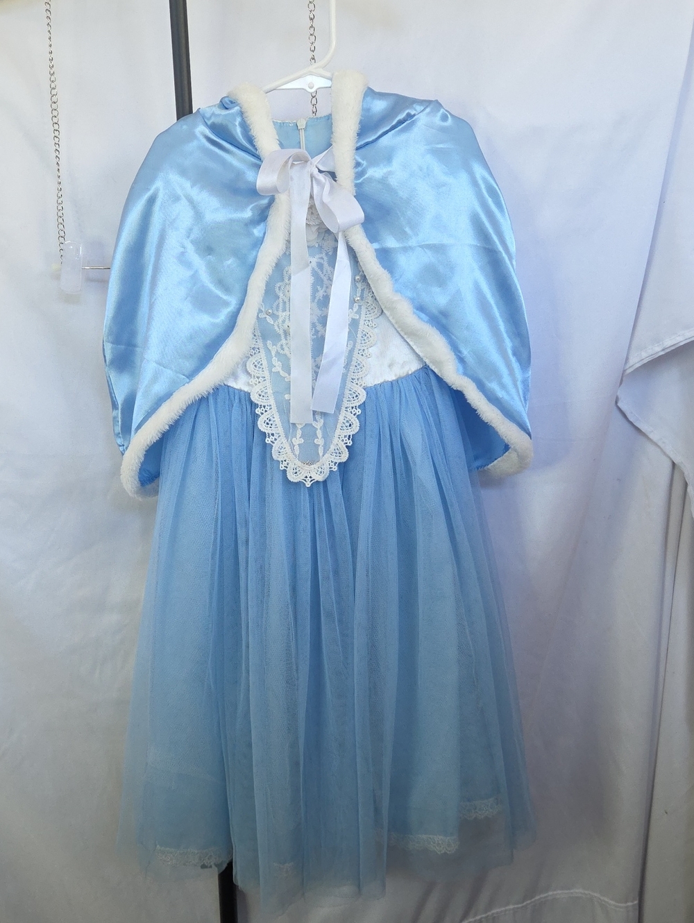 Girls' Princess Cape and Tulle Dress Costume